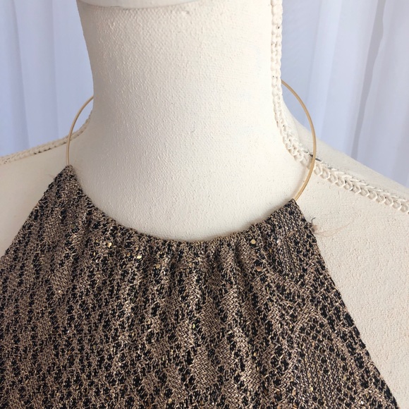 COPY - Le Chateau Gold Dress - Made in Canada - Vintage - Picture 6 of 6